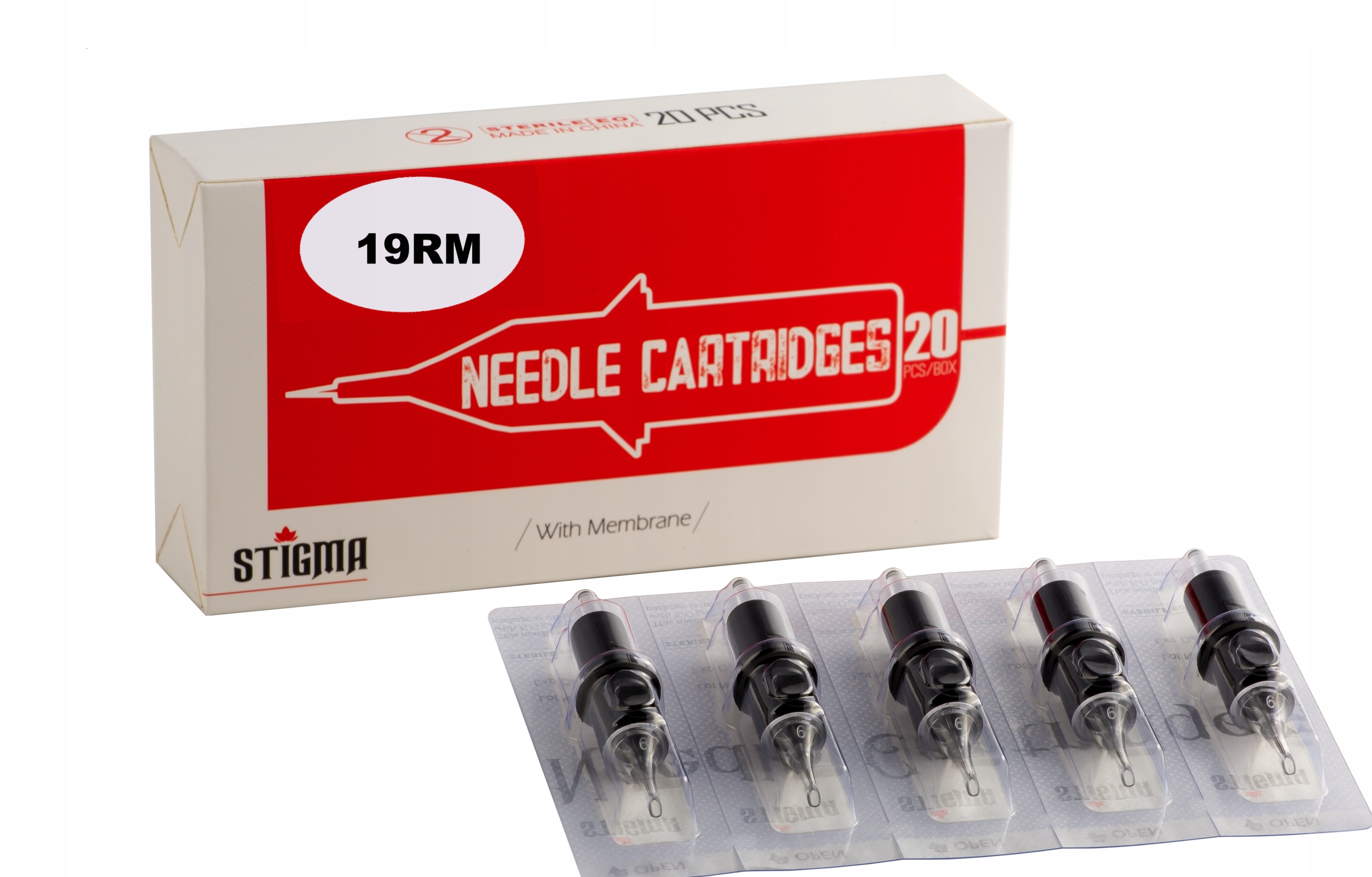 

Igły Tatuaż kartridż Stigma Cartridge 5 sztuk 19RM