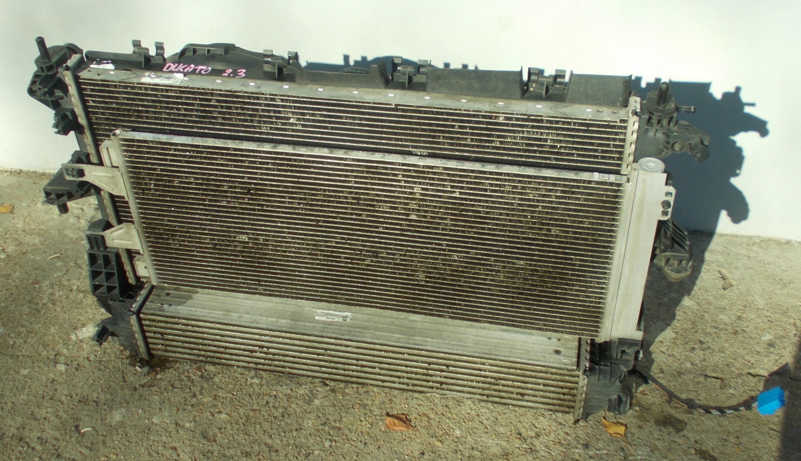 DUCATO JUMPER 16R 2.3 JTD radiator complete