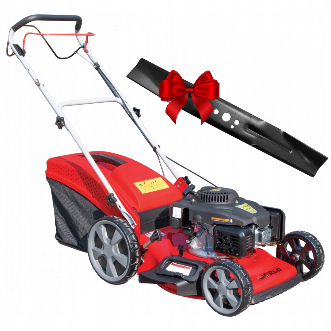 Kosiarka Spalinowa Z Napędem World GRL460S Loncin 166cm3 Dodatkowy Nóż