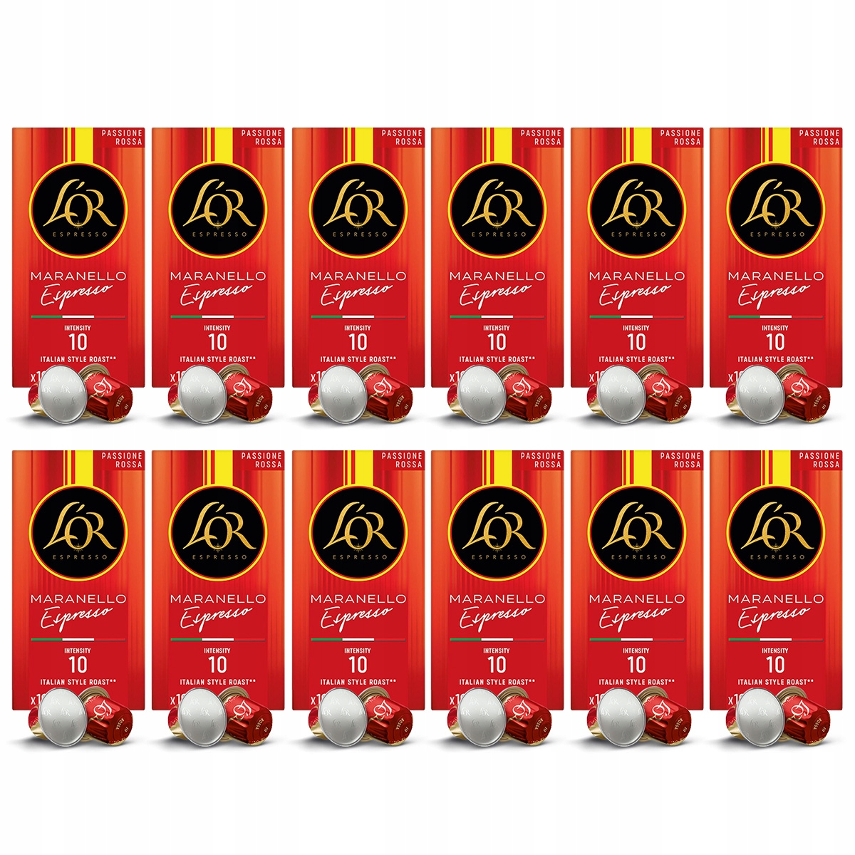 Kapsułki do Nespresso(r)* L'or Passione Rosa 10+2 [120 kaw]