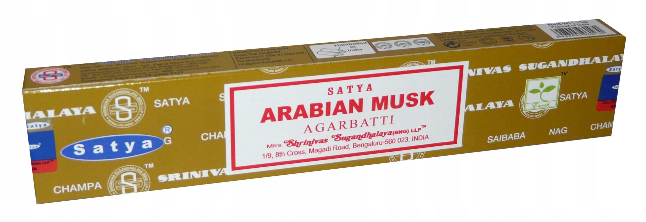 

Arabian Musk Kadzidełka Satya, Pyłkowe 15 g