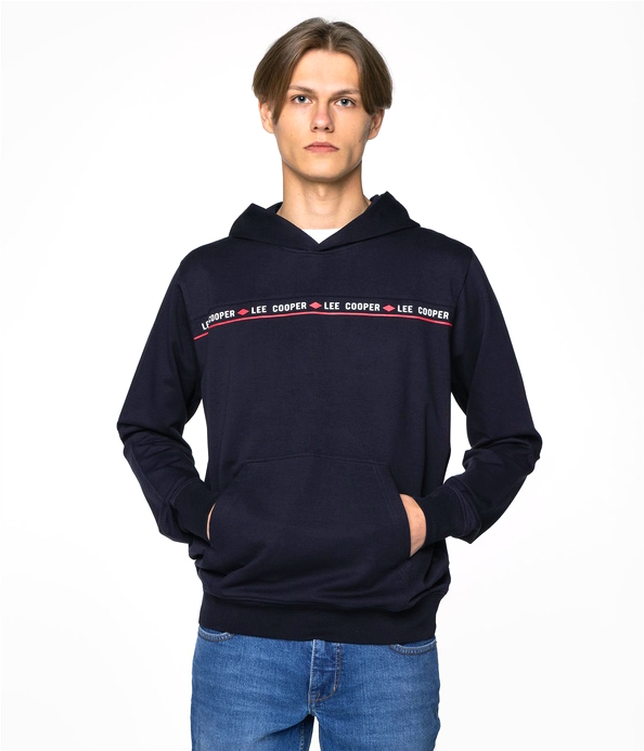 Lee Cooper pánská mikina Eric 4261 Navy velikost XL