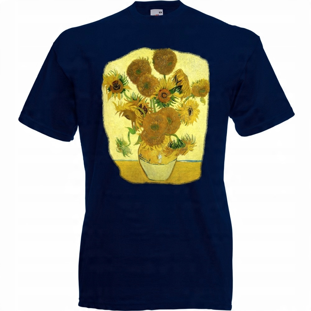 

Koszulka z nadrukiem Van Gogh słoneczniki XXL