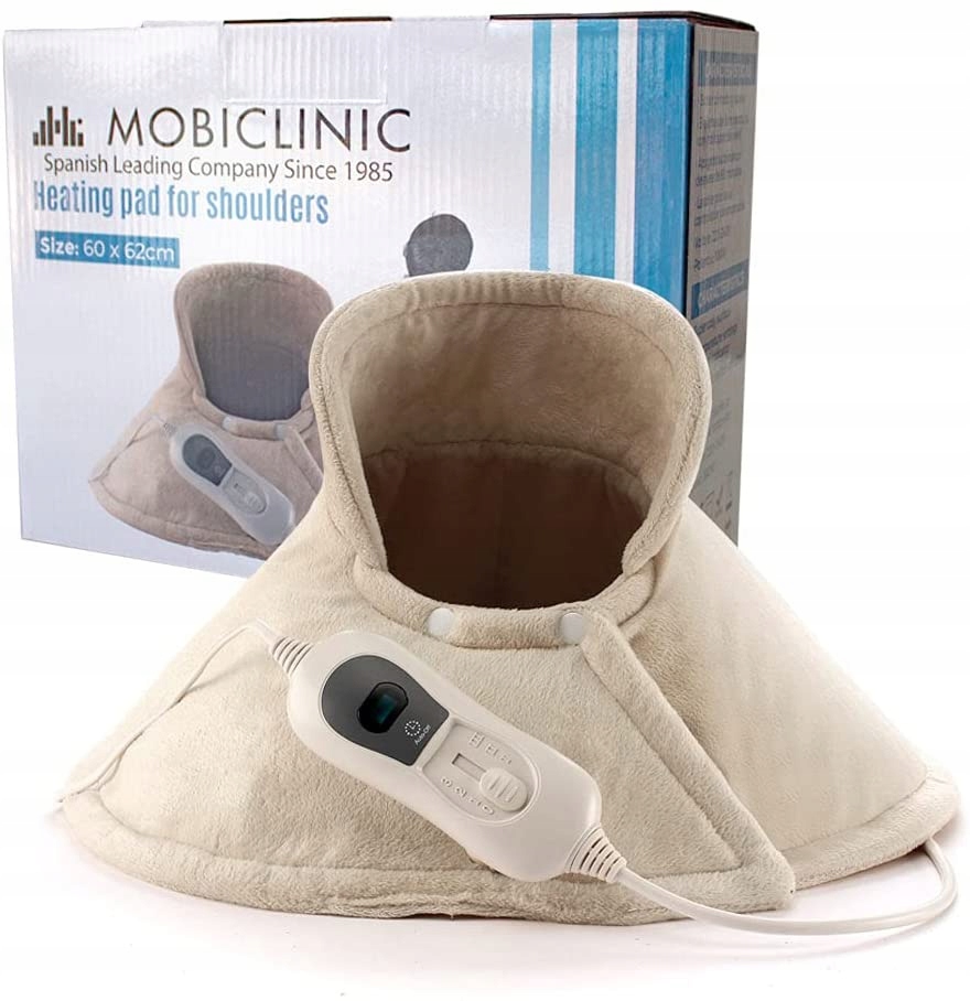 Mobiclinic HP323 Mata Grzewcza Na Ramiona Kark 3 Poziomy 60 x 62cm Beżowa