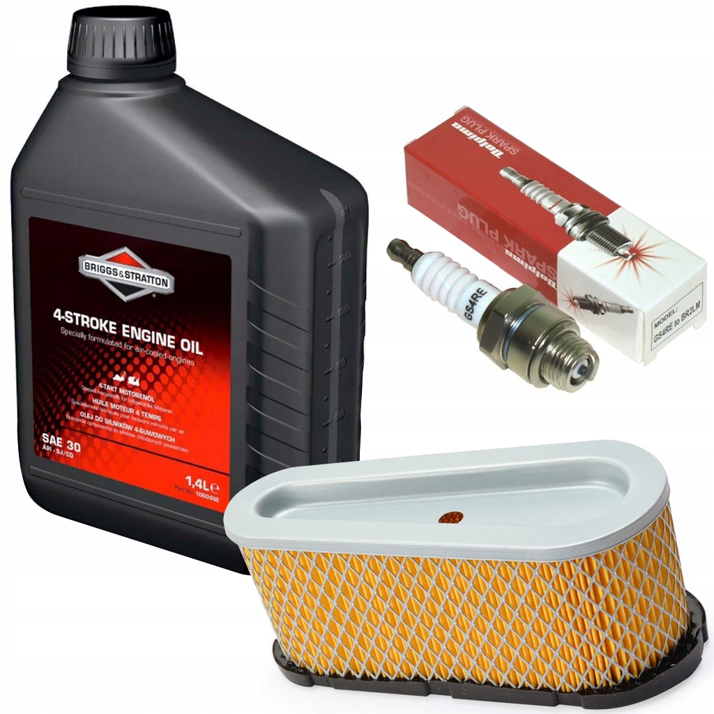 

Olej 1,4L Filtr Powietrza Briggs 12 15KM +świeca