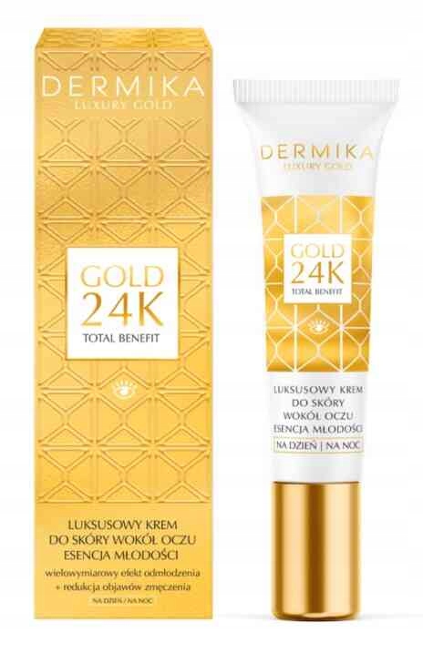 Dermika Luxury Gold Luxusní krém na pleť kolem očí 15 ml