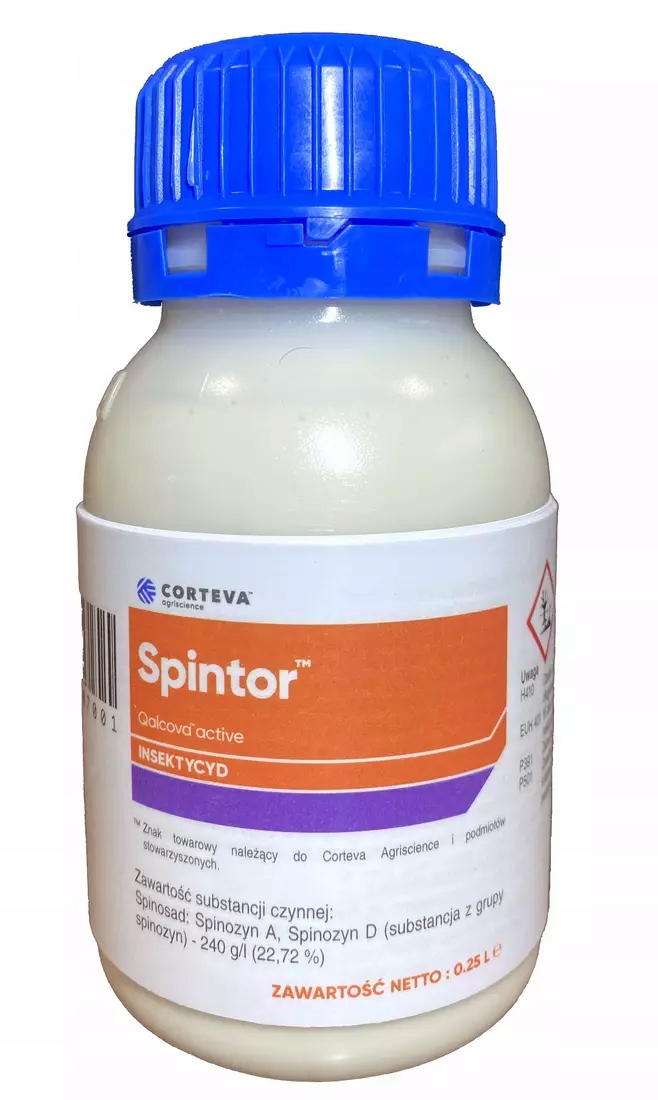 Spintor 240SC 0,25l Corteva spinosad, stonka, bielinek, wciornastek, muszka