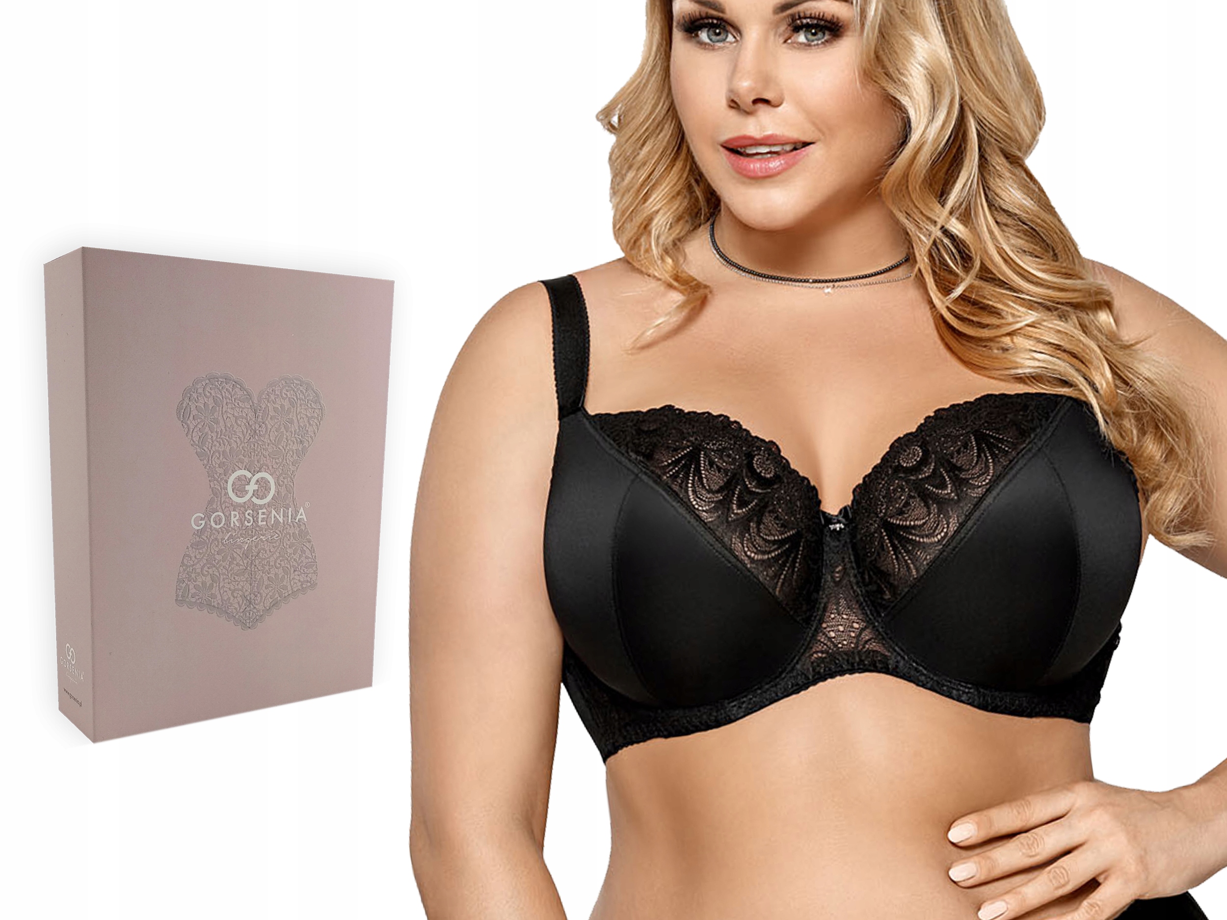 

Biustonosz Gorsenia K425 Casablanca, Czarny, 90H