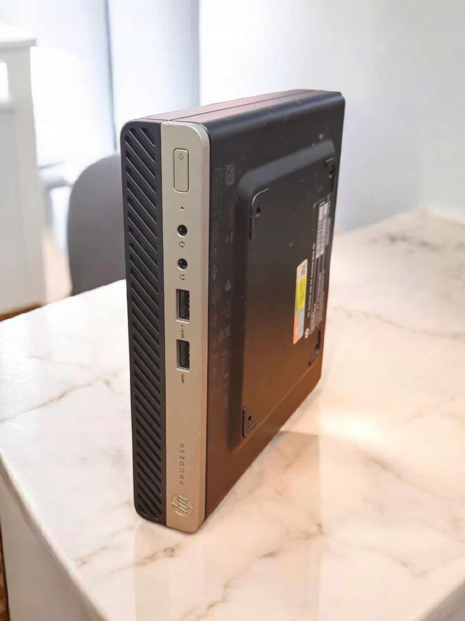 日本HP ミニPC HP ProDesk 400 G4 DM 4コア Core i3 8100T Wi-Fi