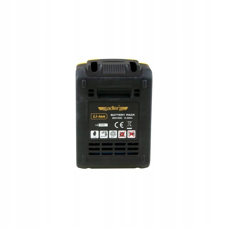 Klucz udarowy akumulatorowy 1/2" 1000Nm 4Ah 20V Adler Rodzaj silnika silnik bezszczotkowy