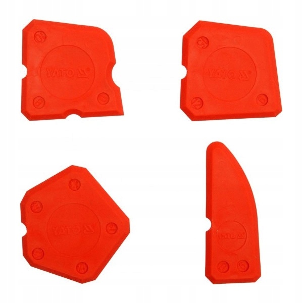 Szpachelki do silikonu zestaw 4 sztuki YT-5261