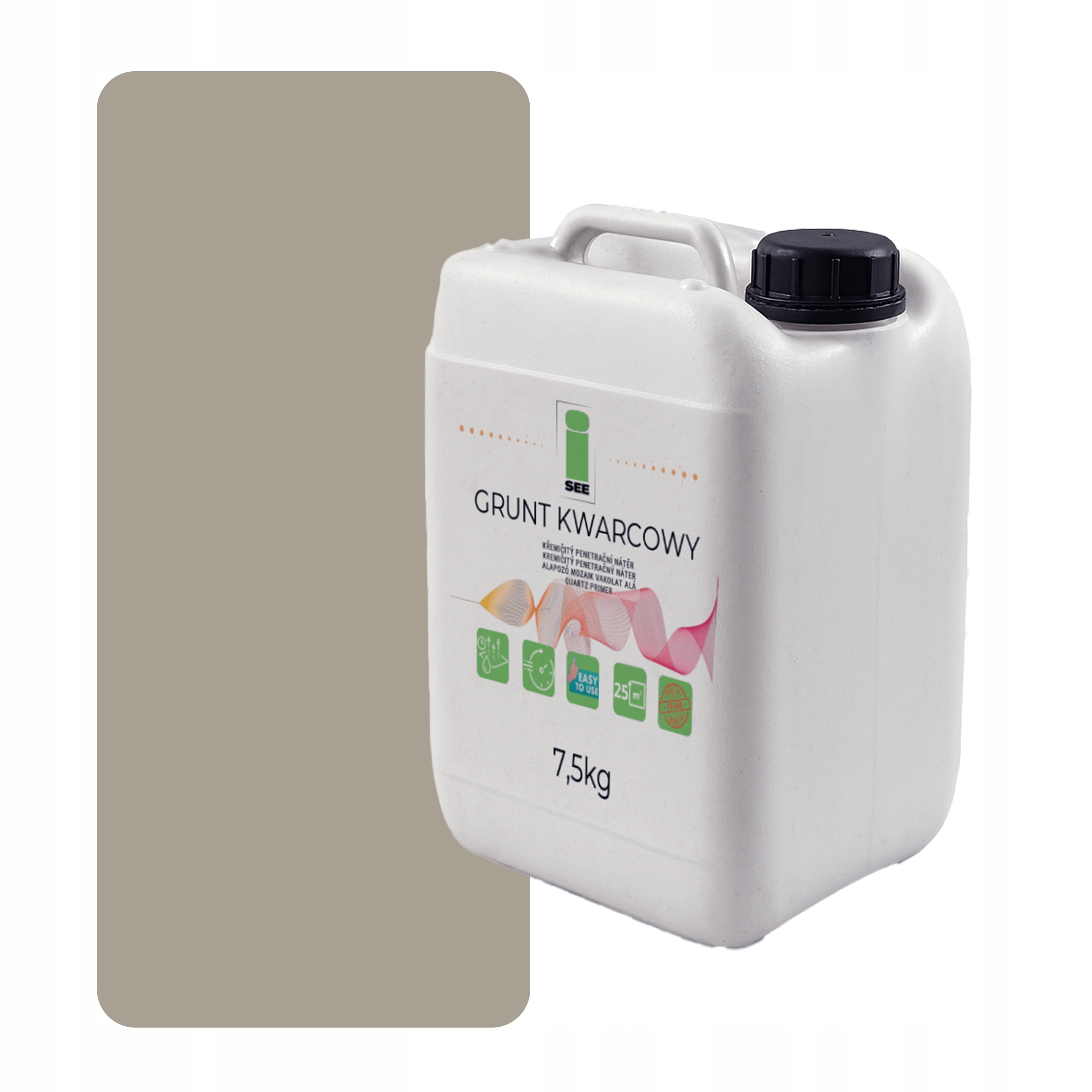 Křemenná Zemina Pod Silikonovou Omítku 7,5 Kg Šedá Teplá F293