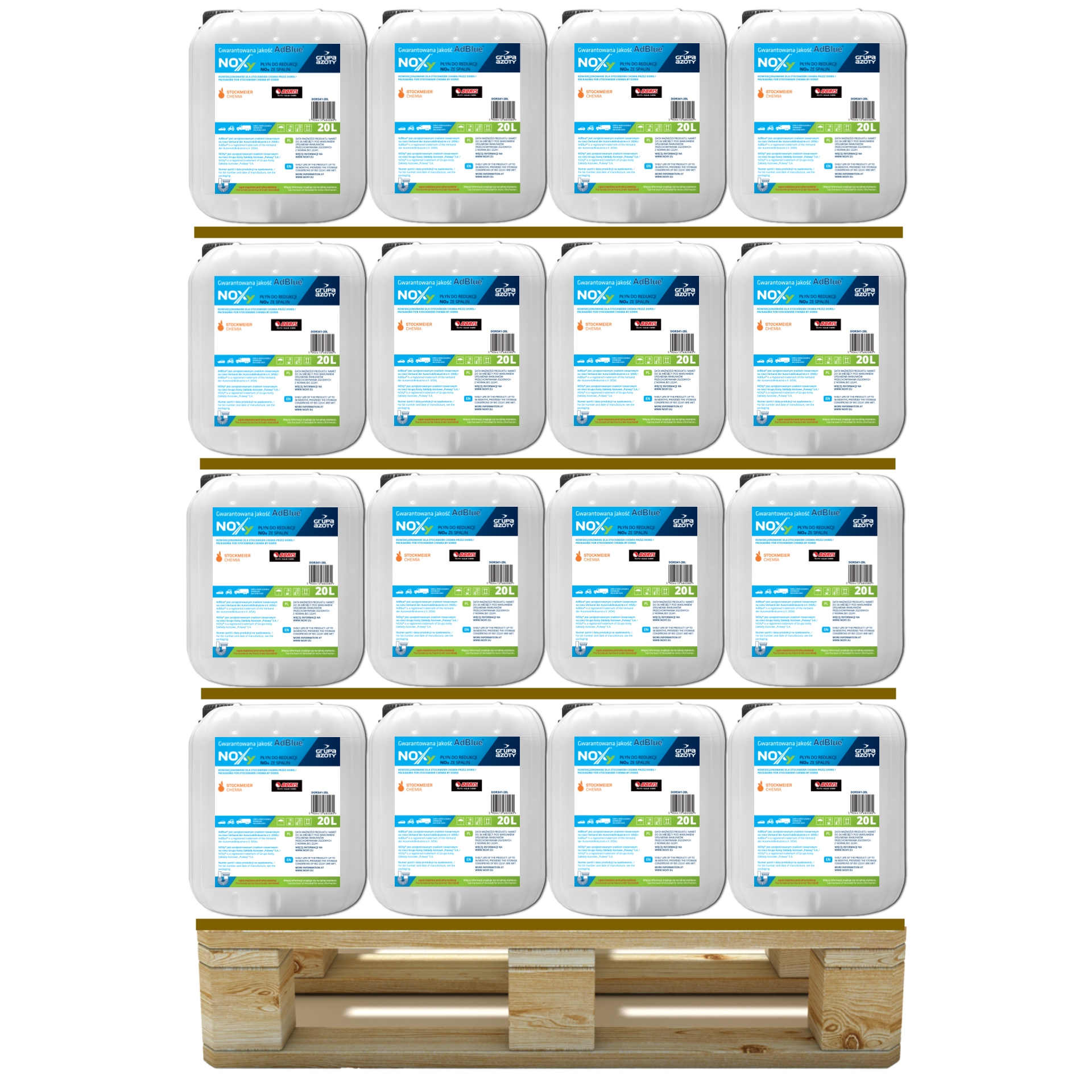 Doris AdBlue NOXy 800L Sada 40ks x 20L