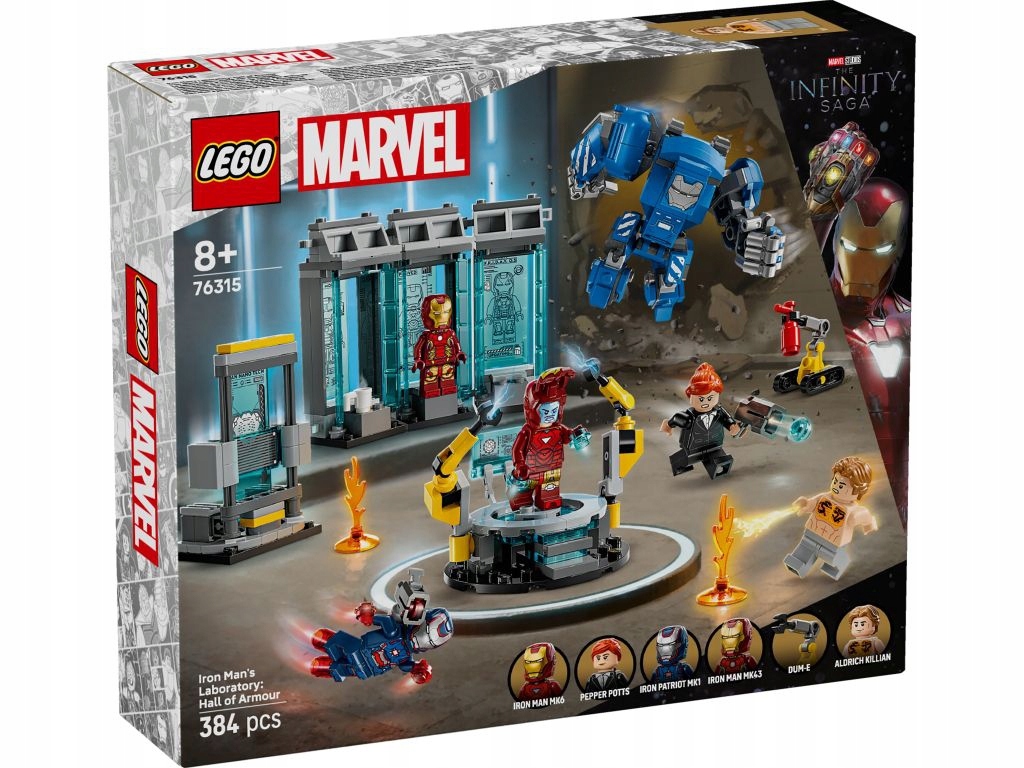 76315 Lego Heroes Laboratoř Iron Mana: Zbrojovka