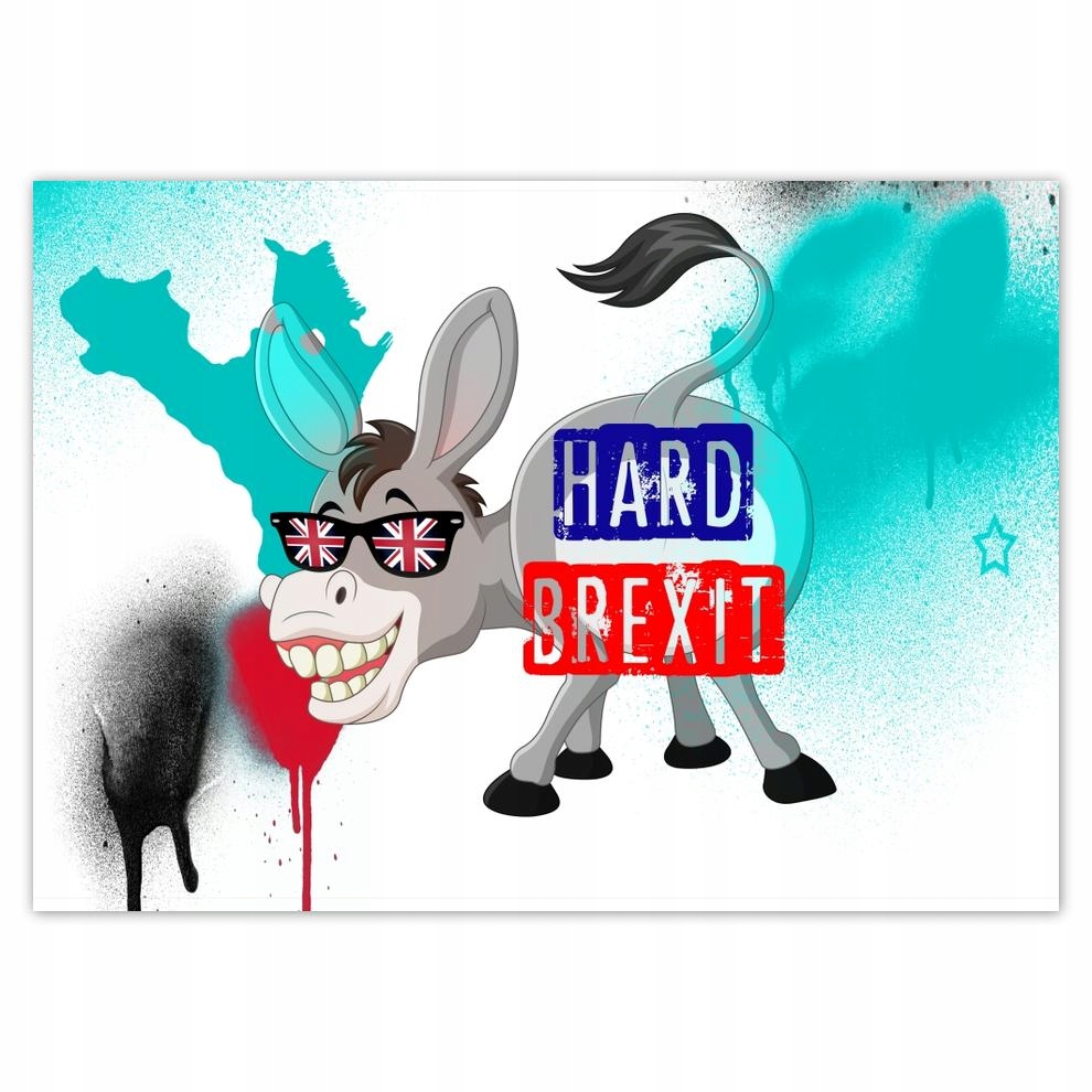 

Plakaty 70x50 Hard Brexit Uk Gb