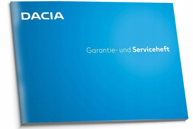 Dacia Německá servisní kniha od roku 2016