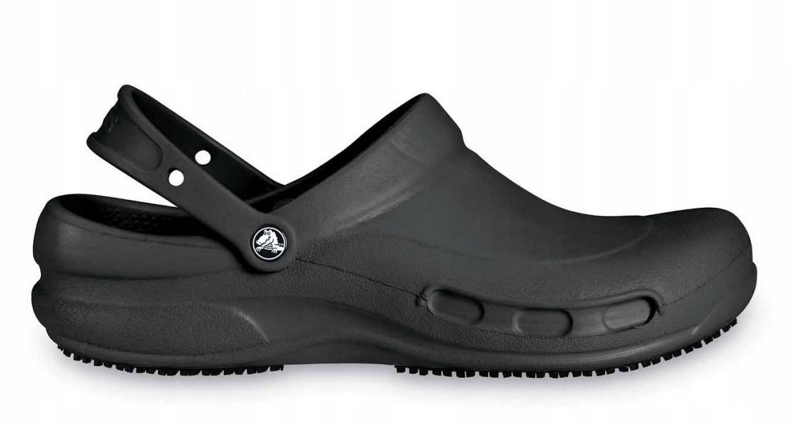 Crocs Bistro 10075-001 M11 45-46 černé certifikované nazouváky do gastronomie