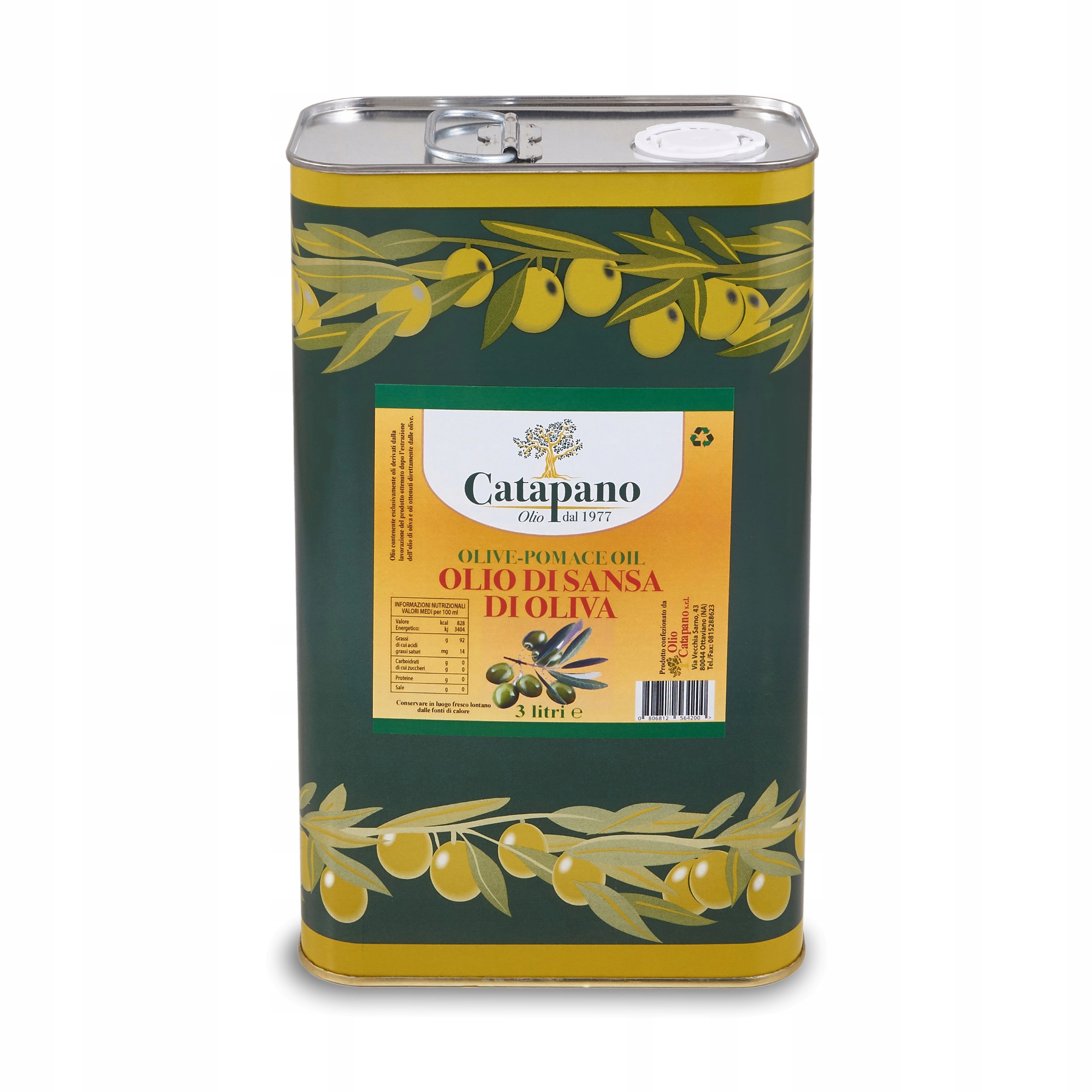 Oliwa z oliwek Sansa (pomace) 3 litry z Włoch do smażenia dobra jakość