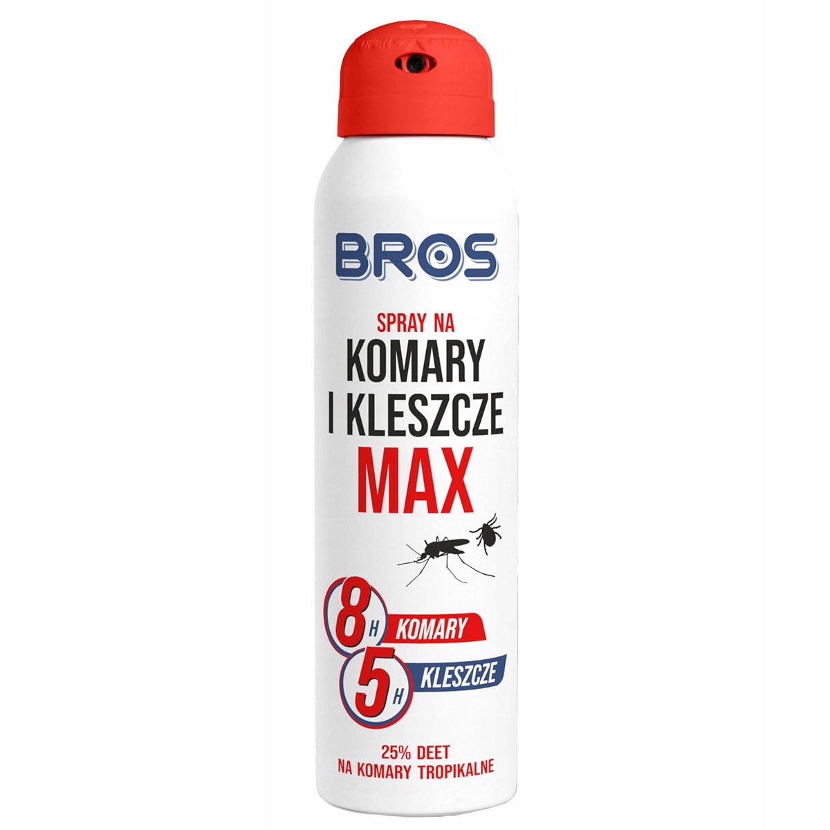 

Spray Bros Max na komary i kleszcze 90 ml Deet 25%