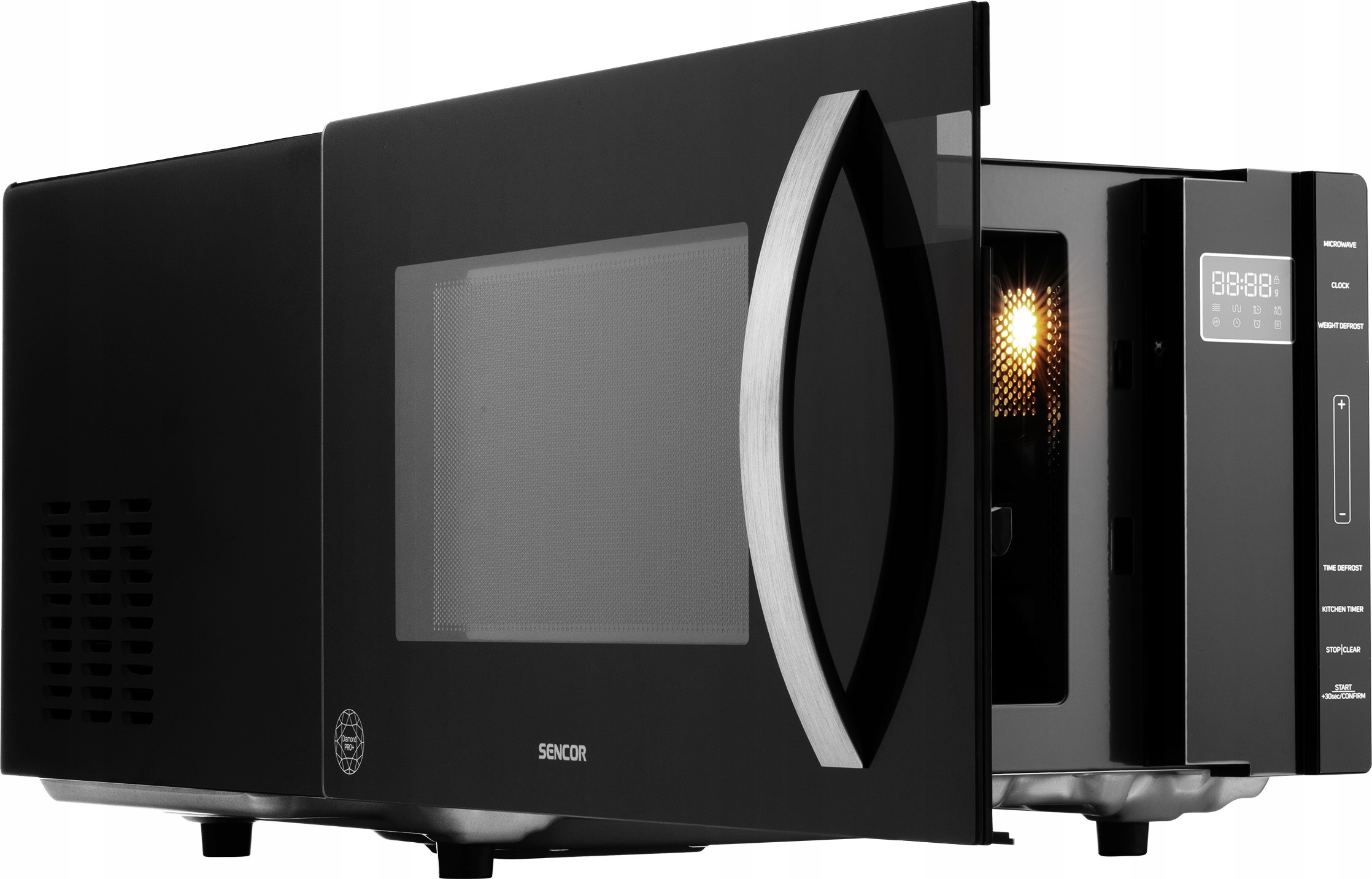 Mikrofalówka Sencor Diamond Pattern Black 800W 23l Marka Sencor