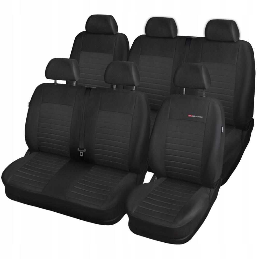 Poťahy na sedadlá šité na mieru pre Vw T-5 Bus 6-miestny 2003-2015