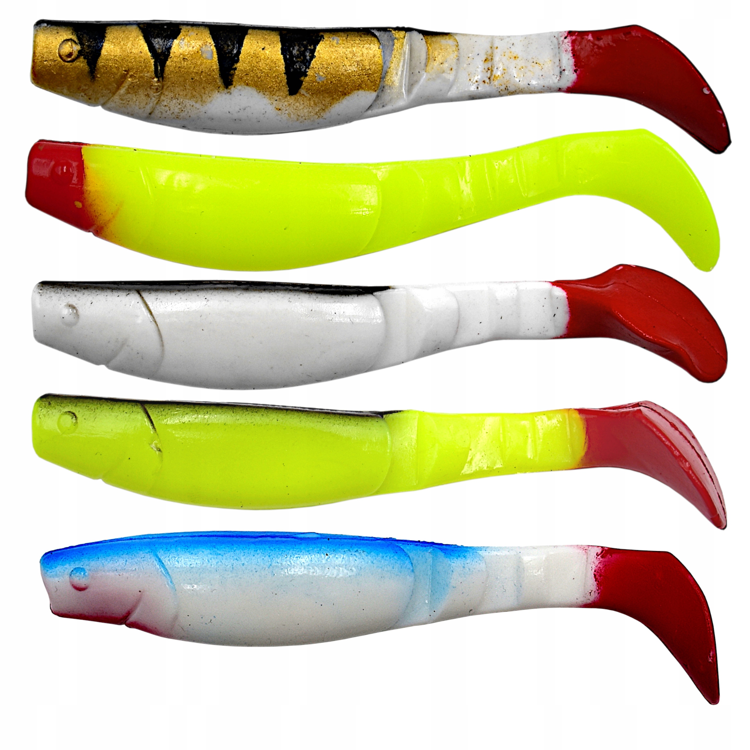 Zestaw 20 szt KOPYTO guma 10cm / 8,4g, 12cm / 13g Model W20 G