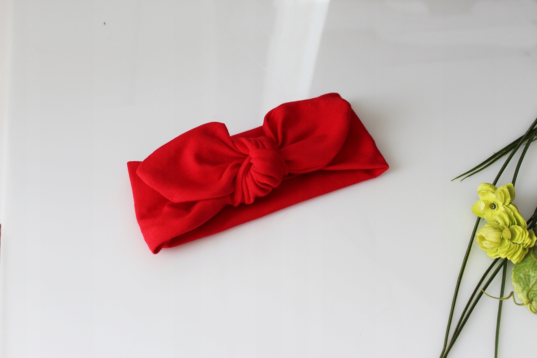 Opaska pin up szeroka czerwona DAMSKA