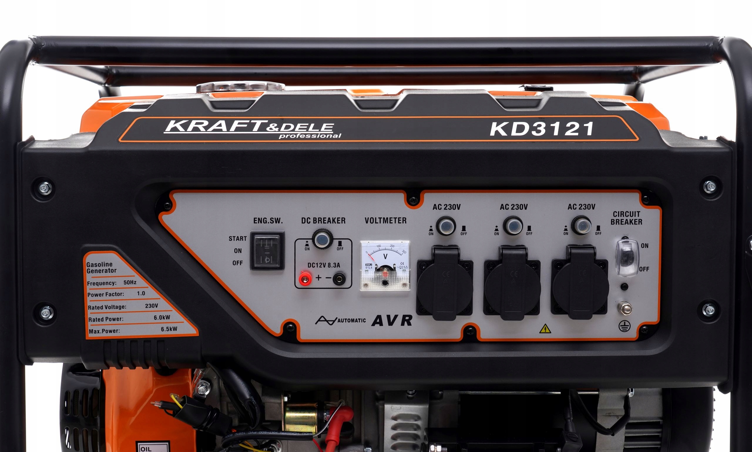 AGREGAT PRĄDOTWÓRCZY GENERATOR PRĄDU 6500W 9,5KM Marka Kraft&Dele