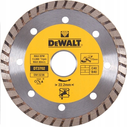 

DT3722 Dewalt Tarcza do granitu 180x2,4x7x22,2