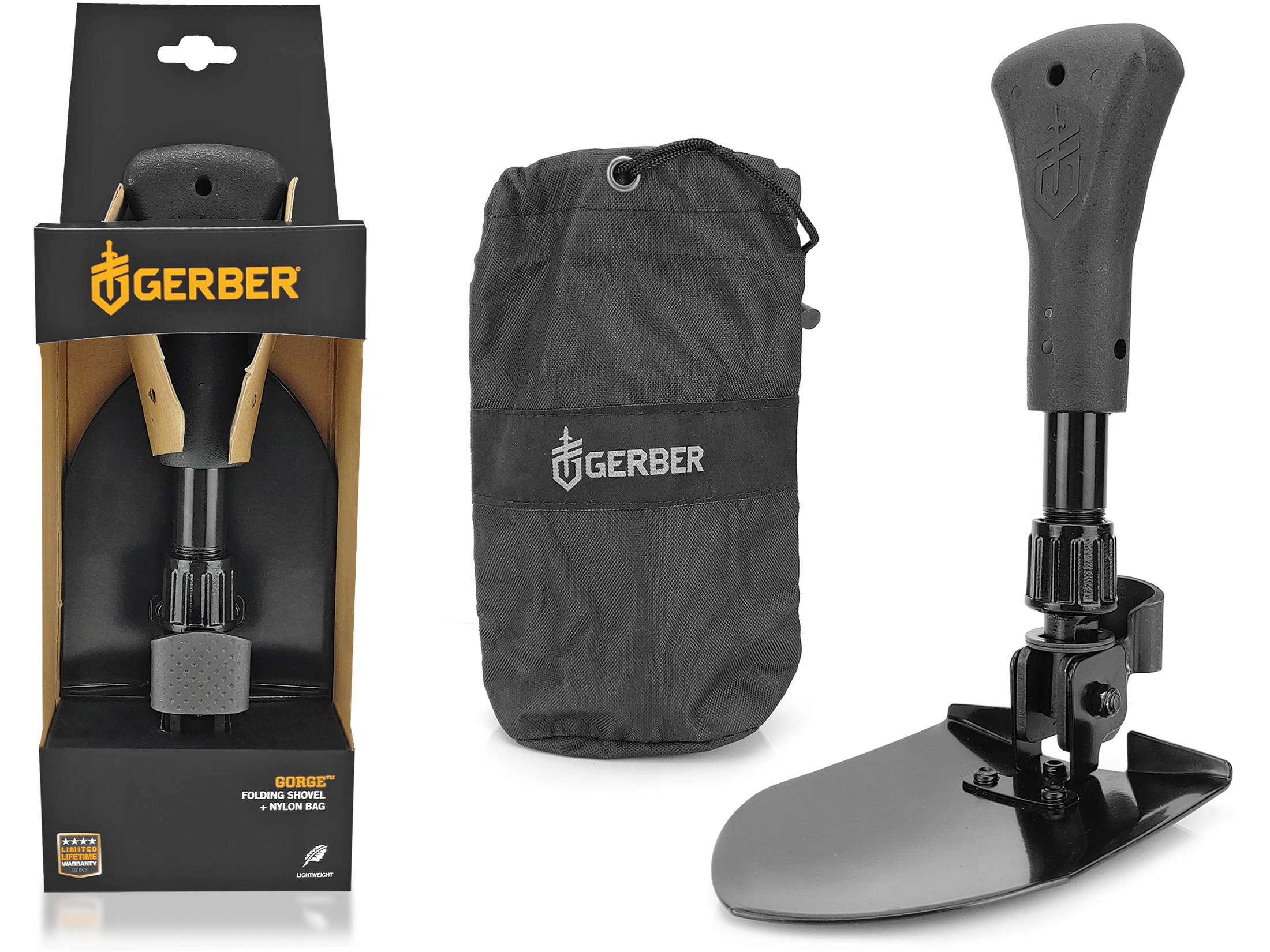 Skládací turistická škrabka Gerber Gorge pouzdro