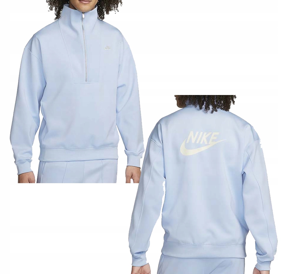 Nike Mikina Circa 1/2 Zip Loose Fit DQ4237-425 Xs