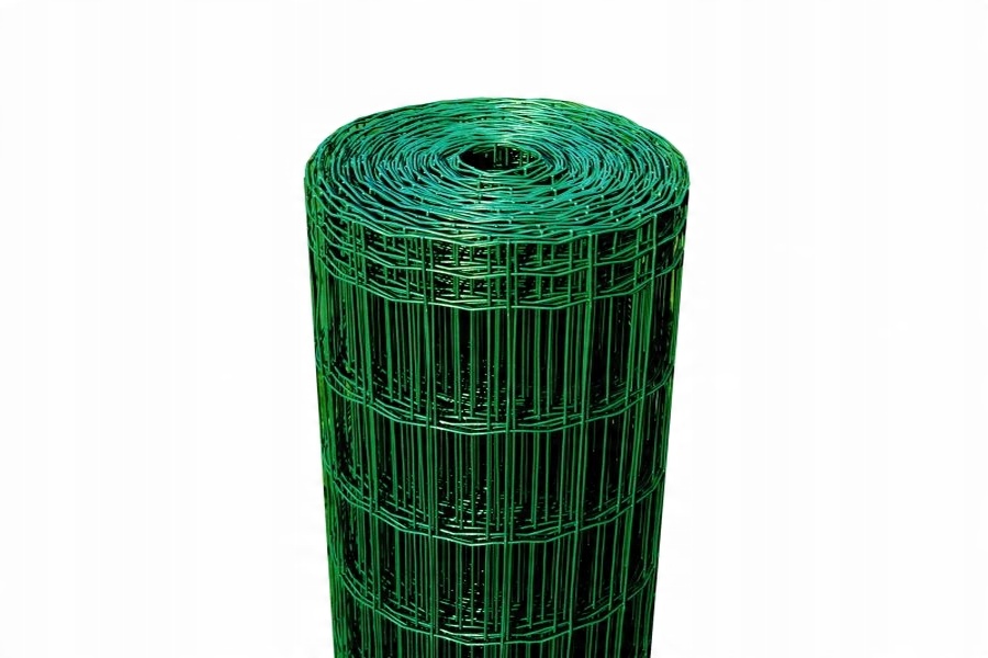 

Siatka zgrzewana 100x75mm/0,60m Zielona 10 m