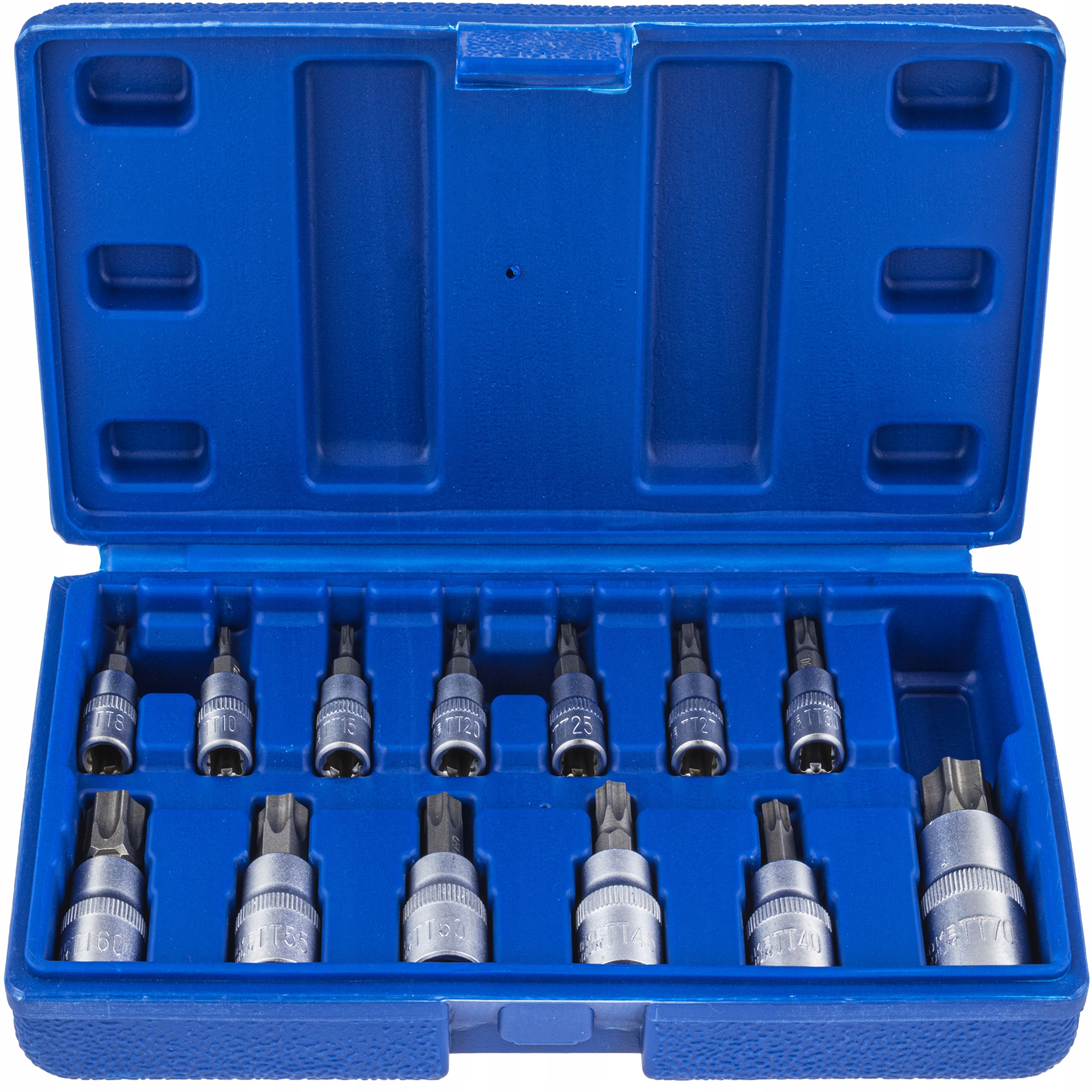 Klucze Nasadowe Trzpieniowe Torx Kluczy 1/4 3/8 1/2 T8-T70 13 El. 6-KĄTNE