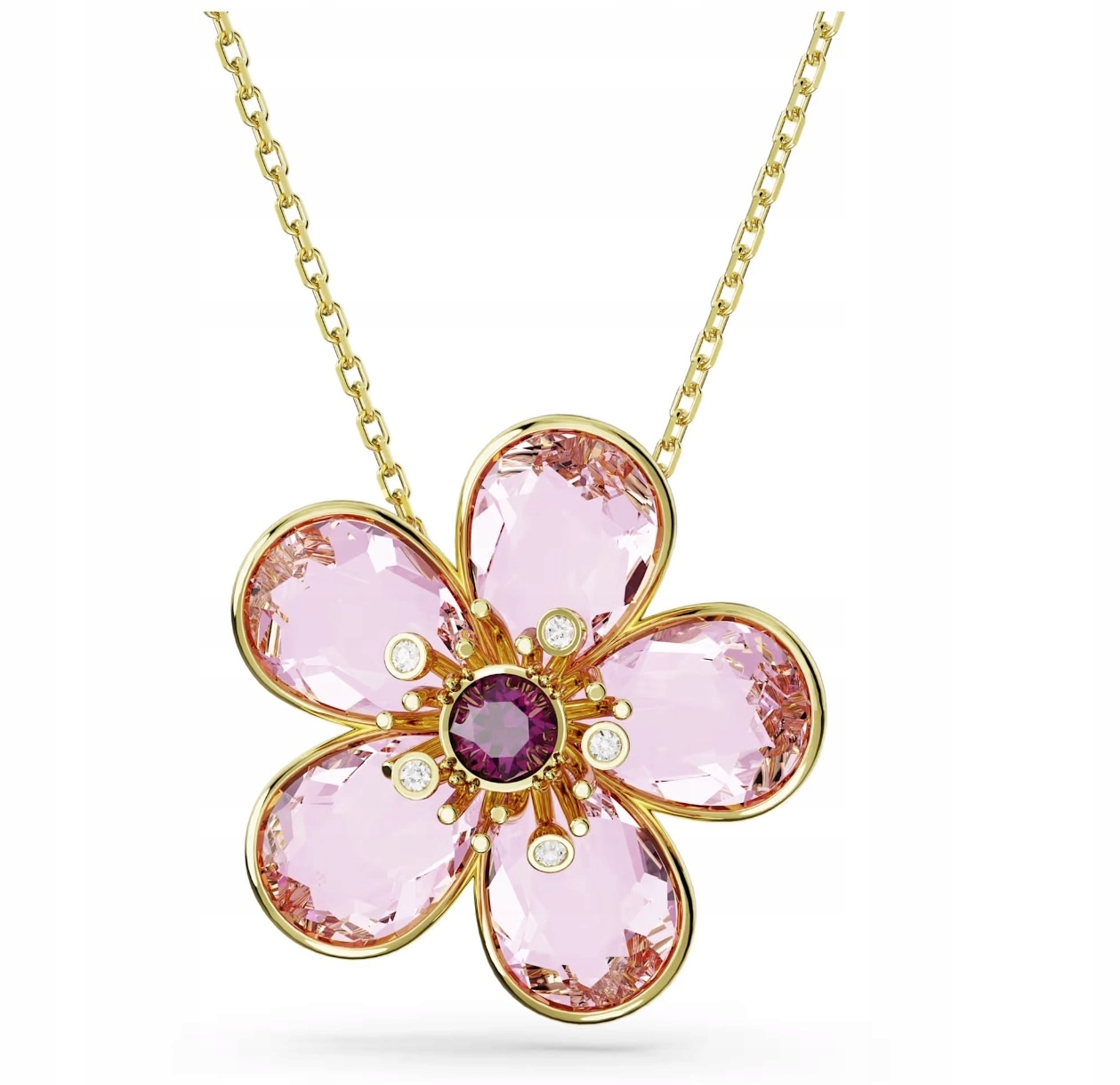 Dámský Náhrdelník Swarovski 5657875 Idylka S Krystaly, Květina