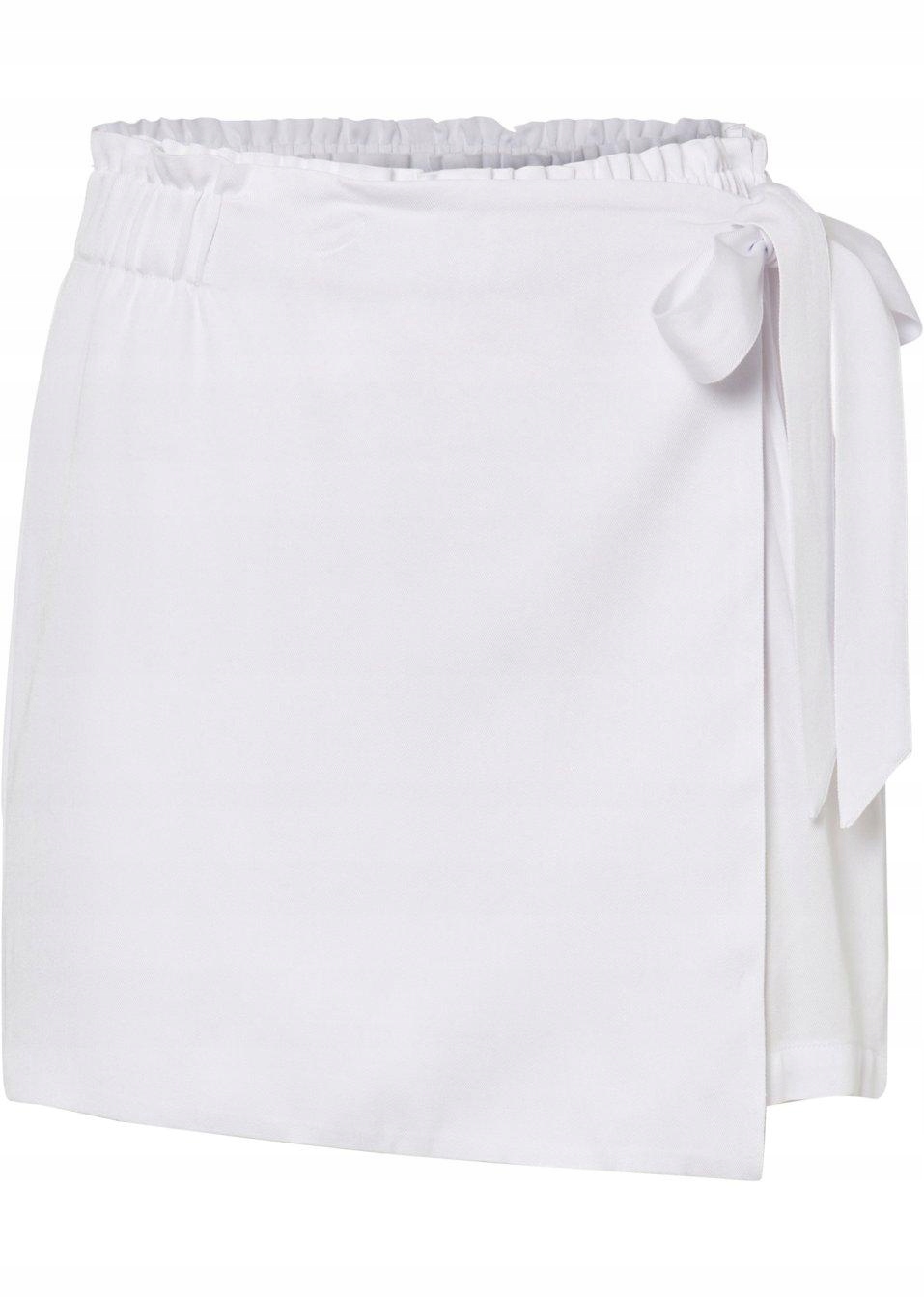 1X5F10 BONPRIX SPÓDNICO-SPODNIE BIAŁE 52 Rozmiar 52