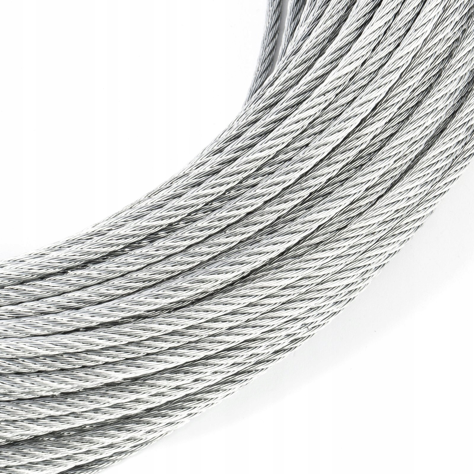 

Lina stalowa ocynkowana 4mm splot 6x19 ocynk 100m