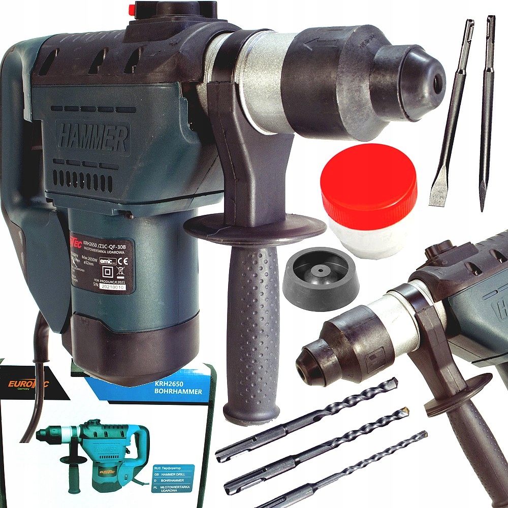 

Młotowiertarka Młot Udarowy 6J Sds+ Regulacja Obr.