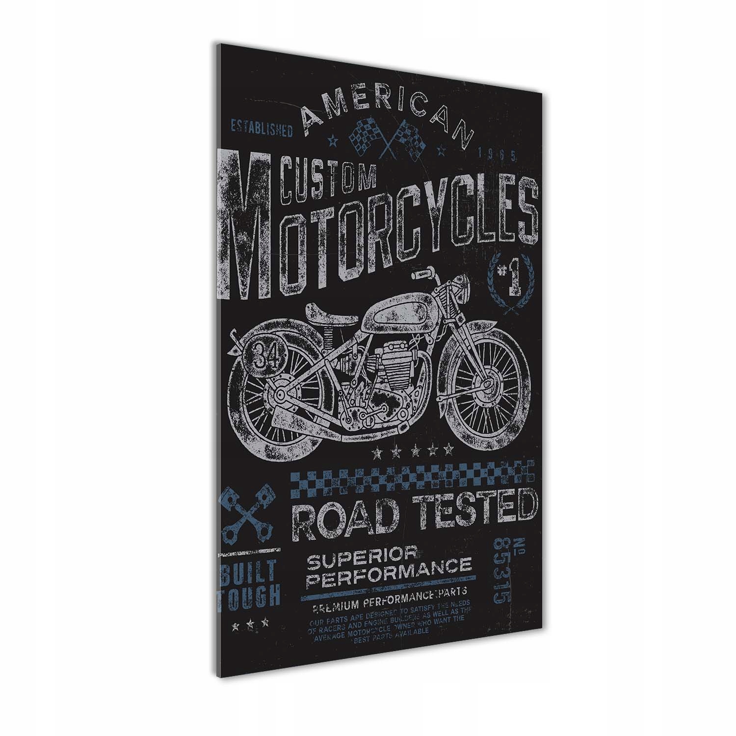 

Nowoczesny fotoobraz akrylowy Motoryzacja 70x140cm