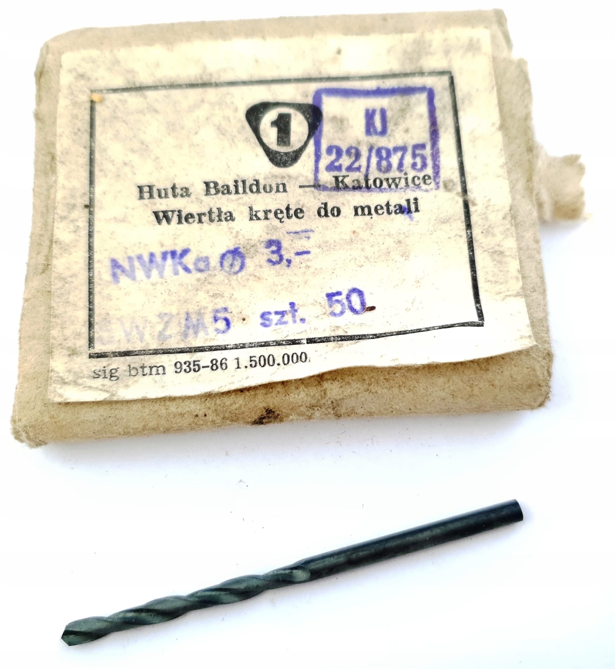 

Wiertło Do Metalu 3 NWKa Polskie Baildon Nowe
