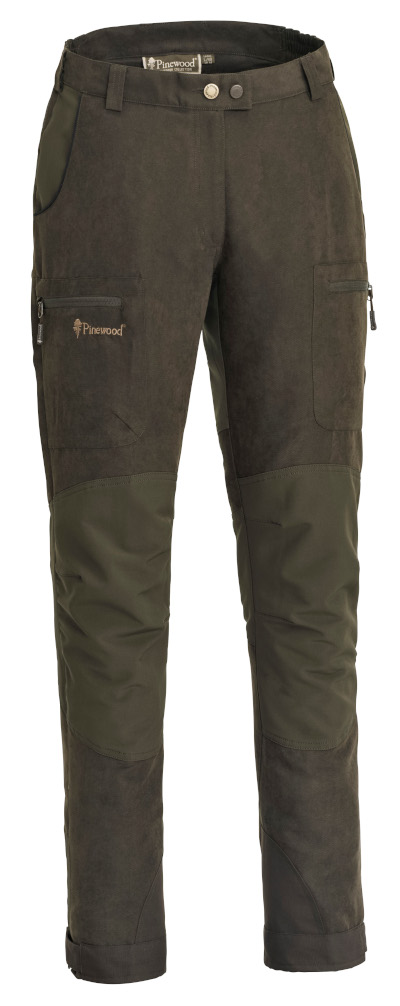 Damskie Spodnie Pinewood 3985 Brąz/Oliwka-38