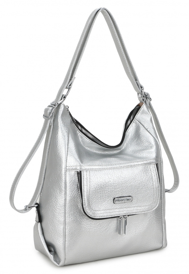 Torebka damska LUIGISANTO F10036 Silver