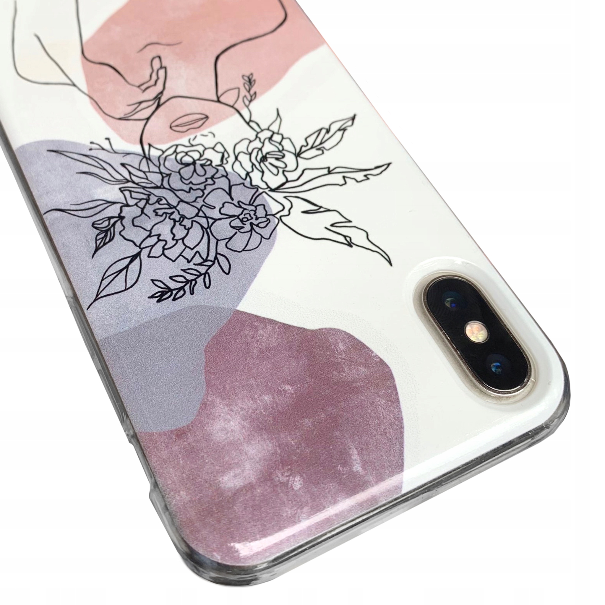 

Grube etui 2MM do iPhone Xs Max wzory + Szkło 3D