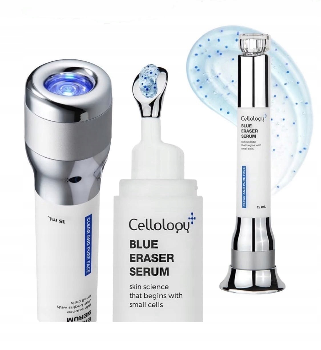 Cellology Blue Eraser Serum 15 ml (led) zklidňující na přebytečný kožní maz 30 ml
