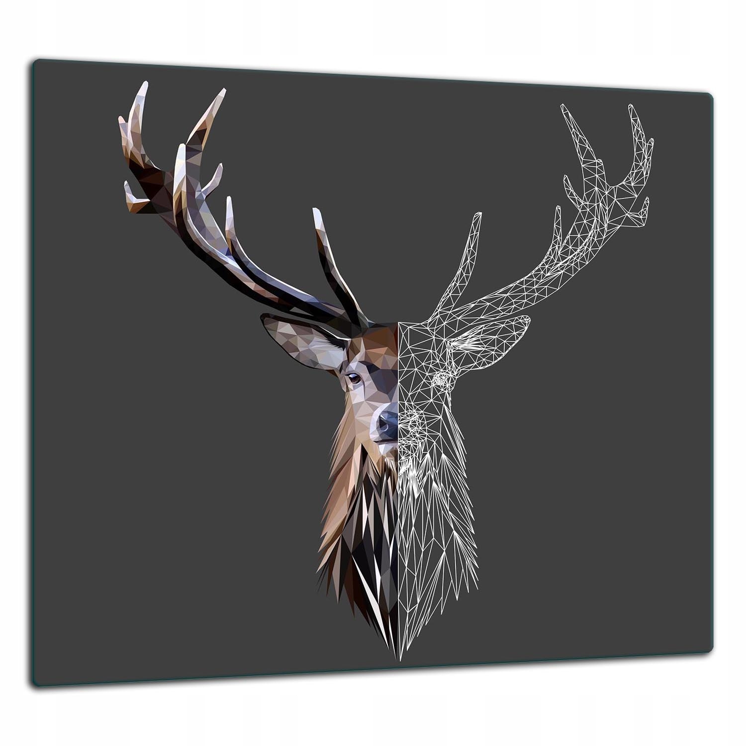 Skleněná Ochranná Deska Panel Lepidlo 65x60 Jelen Tvrzené sklo 7v1