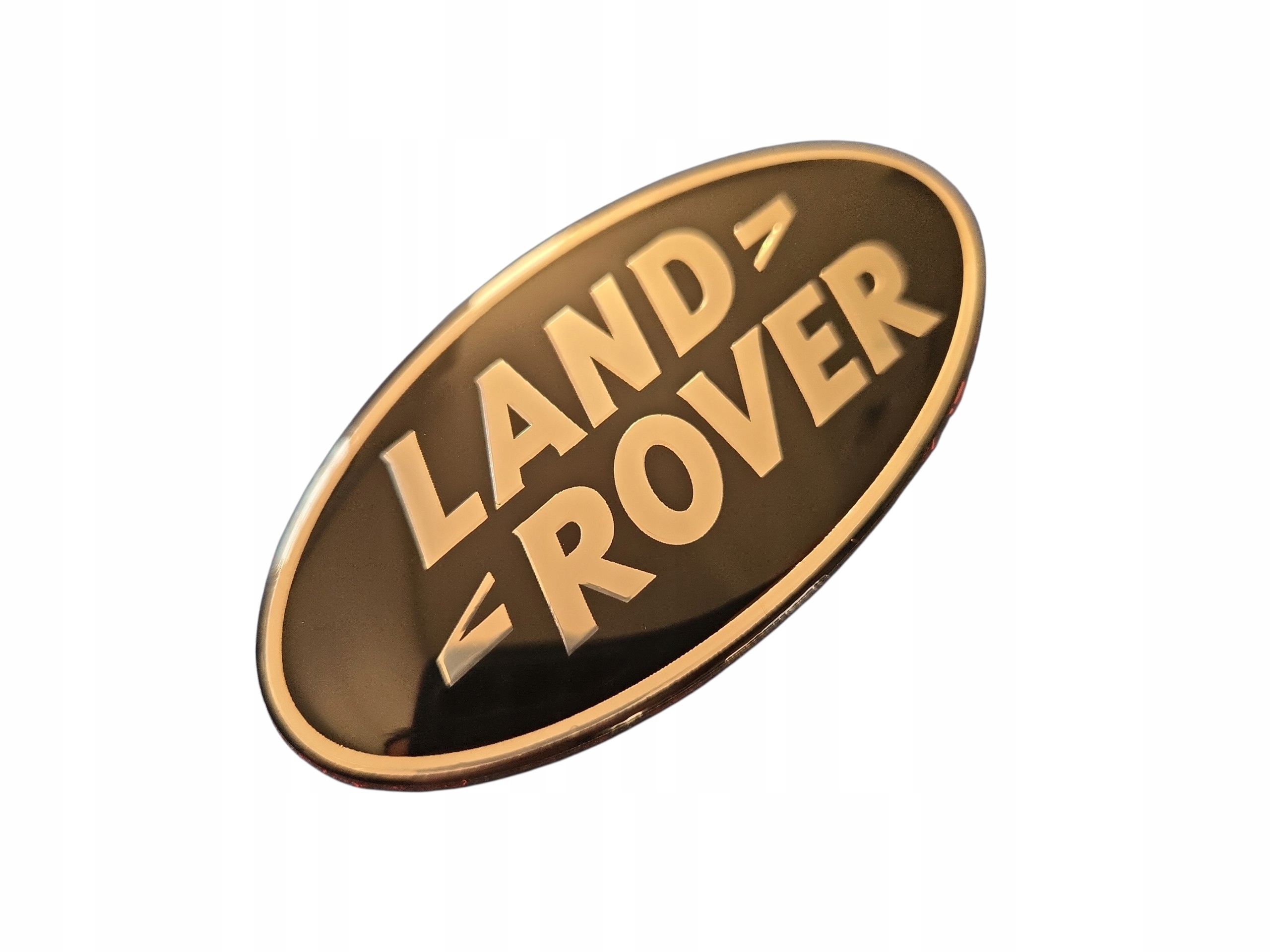 Emblemat do Land Rover Black Silver Glossy Na Klapę Tył Naklejka