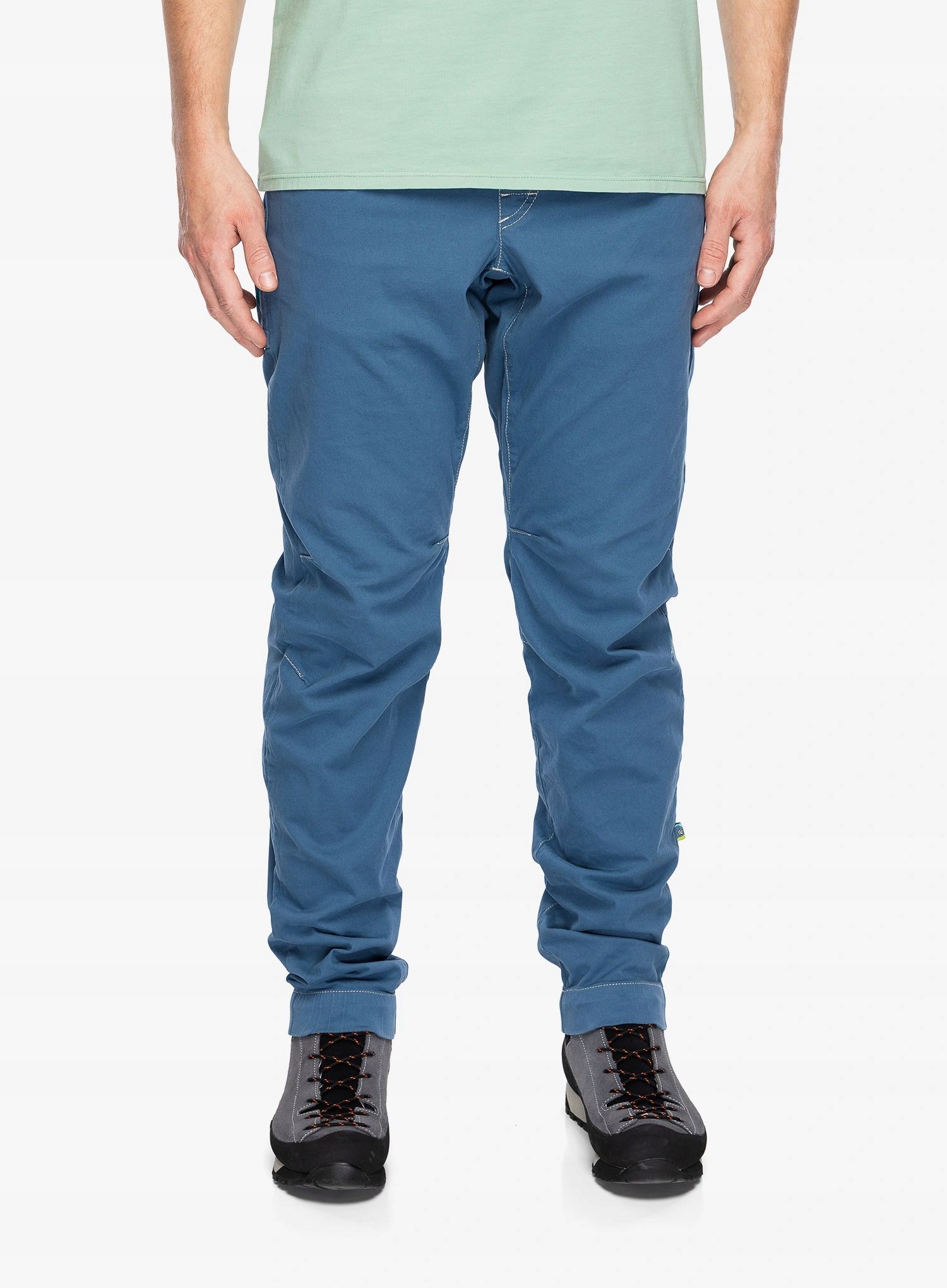 Lezecké kalhoty E9 Free Julian steel/blue S