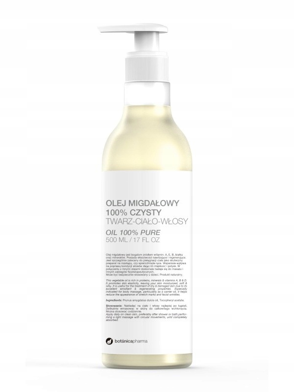 

Botanicapharma Olej migdałowy 100% czysty