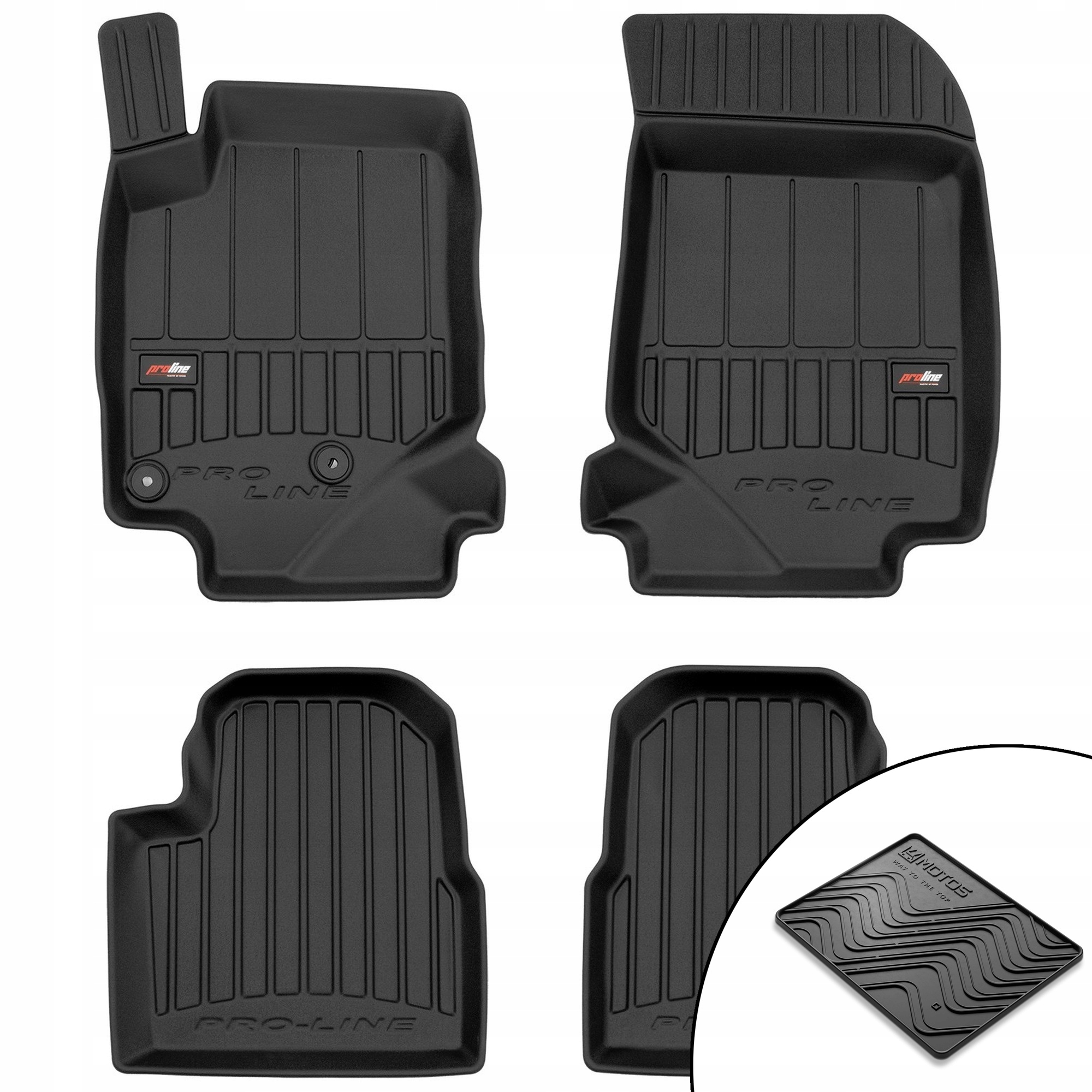 3D gumové koberce Peugeot 2008 II 2019-2023 podložka bonus
