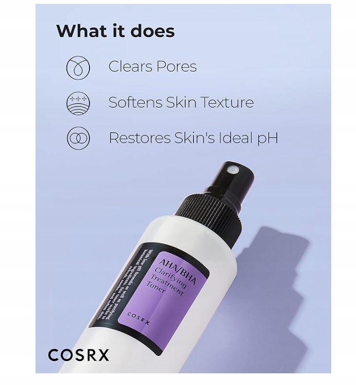 COSRX AHA BHA Clarifying Treatment Toner- tonik Rodzaj tonik