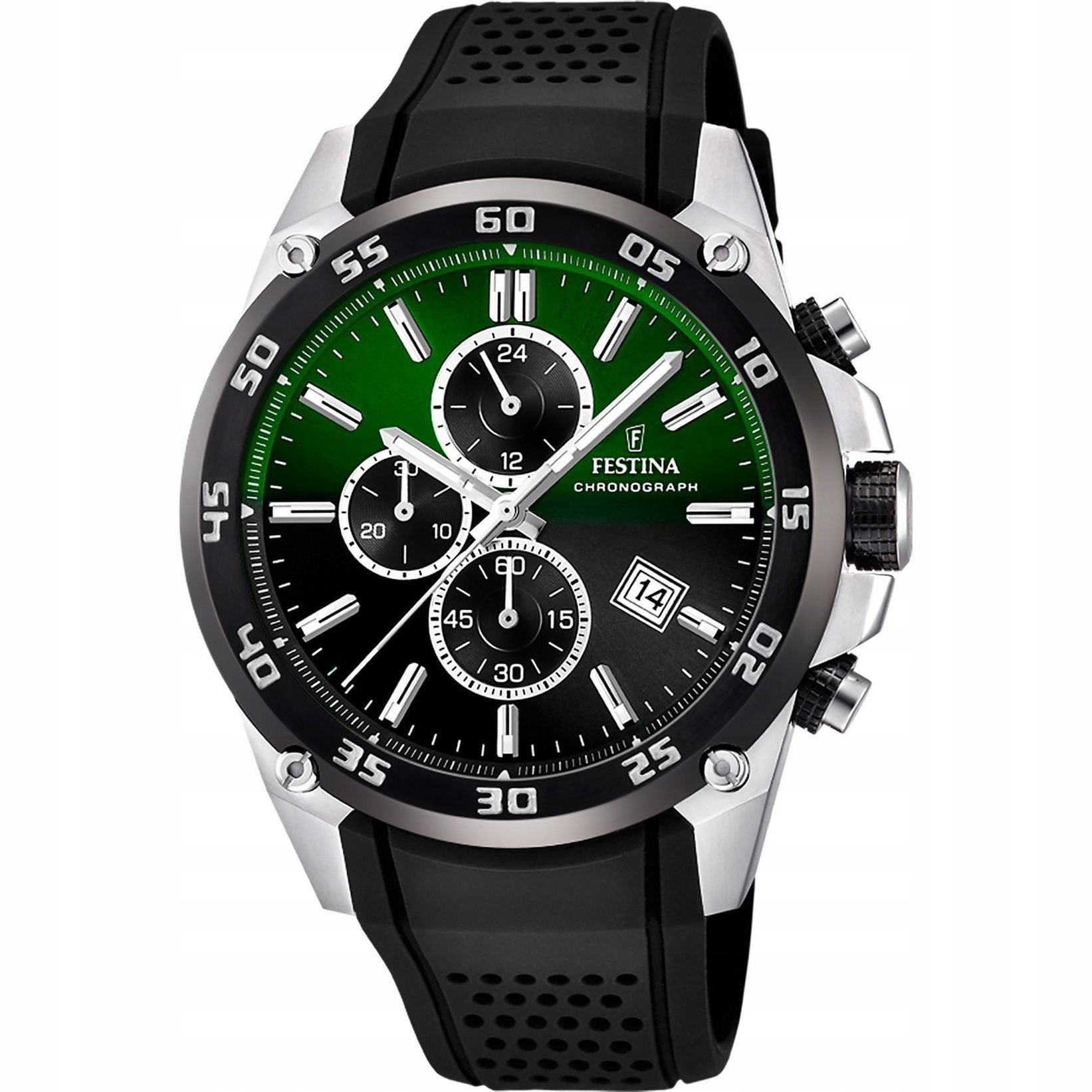 Festina The Originals 20330/B Hodinky s černým kaučukovým řemínkem